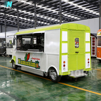 Camion de restauration électrique personnalisé, mobile, pour pizzas, burgers, glaces, bonbons, café, en acier inoxydable, aluminium, fibre de verre, remorque alimentaire complète