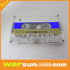 Skywin Blank Stereo Mini Retro Audio Cassette Tape Special <b>Magnetic</b> Tape Auto-Reverse Plastic <b>Material</b> for Video Recorders - Product Image 4