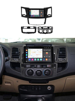 MEKEDE M6 PRO radio de coche android voiture lecteur mp3 voiture accessoires voiture écran tactile pour Toyota Fortuner Hilux 2004 2014 noir