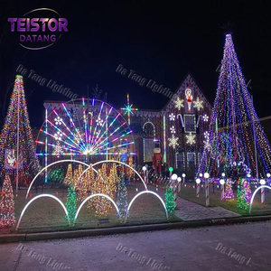 Lumières de Noël programmables RGB DMX pour arbres de Noël : des spectacles animés pour les parcs à thème, les places publiques et les événements de compte à rebours - Product Image 2