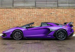 Nouvelle jupe latérale en fibre de carbone, kit carrosserie quatre pièces pour <span class=keywords><strong>Lamborghini</strong></span> <span class=keywords><strong>Aventador</strong></span> LP700 LP720 SVJ, style amélioré - Product Image 5