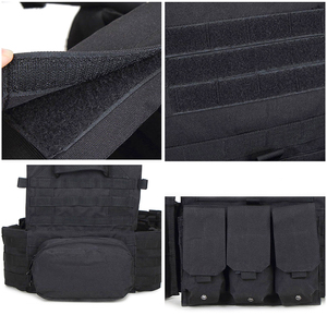 Customizable Multifunctional Modular Tactical Vest Plate Carrier Cordura <b>Security</b> Tactical Gear <b>Equipment</b> - Product Image 6