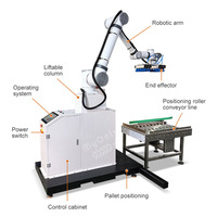 Robot industriel pour palettisation de sacs de 5 à 30 kg, machine de palettisation compacte, ligne d'assemblage