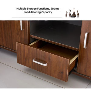 Depolama Dolaplı Yönetici Ahşap Ofis Koltuğu ve Masa Seti - Ticari ve Dış Mekan Kullanımı için Dayanıklı, Çevre Dostu, Kolay Montaj - Product Image 3