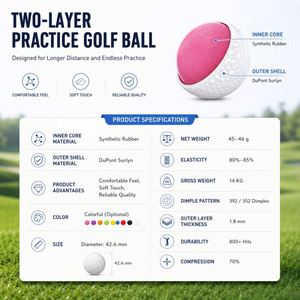 Pelota de Golf de Espuma Personalizada con Logotipo, Regalo Deportivo Promocional para Prácticas al Aire Libre - Product Image 3