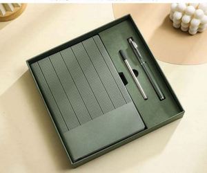 Custom Business <b>Boxes</b> for Event Promotion With Logo Box Packaging A5 Notebook Journal and Pen Gift Set - Product Image 3