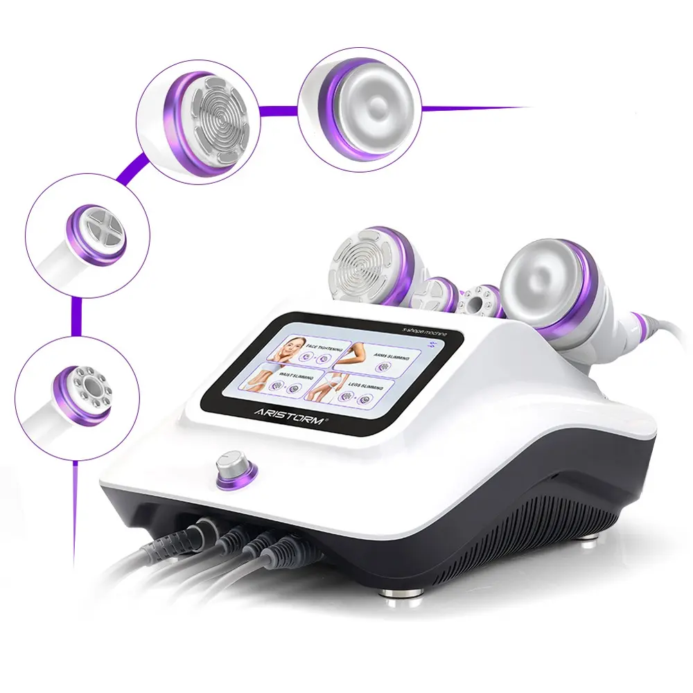 HOME Beauty Aristorm S Shape 30K Radiofrequency Cavi Machine Belly Fat Reduce Massager Facial Lifting Vacuum Machine