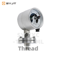 SY YXC SY-YXC 60MPa/40MPa/50VA Stainless Steel CaseAxial Seismic Resistant Barometer Electric Contact Pressure Gauge
