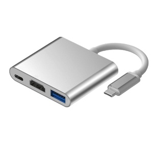 3 trong 1 usb3.1c để HDMI + USB3.0 + PD Hub 4K HD chuyển đổi - Product Image 2