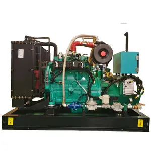 40kva 50kva 60kva raffreddamento ad acqua motore a 4 cilindri generatori di corrente a Gas naturale generatore di Gas silenzioso 30kw 40kw 50kw