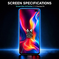 Écran tactile incurvé pour Galaxy S10+ Plus G975F G975U, 6,38 pouces, 720 x 1520 HD+, assemblage d'écran LCD