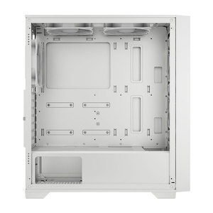 เคสคอมพิวเตอร์ G25 WH Mid Tower โครงเหล็ก สำหรับเล่นเกม พร้อมพัดลม RGB ติดตั้งล่วงหน้า 6 ตัว ด้านหน้าเป็นตาข่าย กระจกนิรภัย USB 3.0 สำหรับคอมพิวเตอร์เล่นเกม ITX ATX - Product Image 4