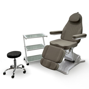 Modern Professional Beauty Salon <b>Facial</b> Massage Table Electric Synthetic Leather Comfortable - Product Image 1