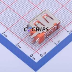 906-151A1118D10200 USB Connector Through hole Component (THT) Connector Type-A USB 2.0 Female Side Insert - Product Image 2