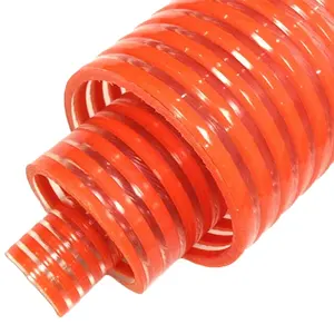 Tuyau d'aspiration ondulé en spirale flexible en plastique PVC robuste 3 4 5 6 8 tuyau d'aspiration de pompe à eau de 10 pouces