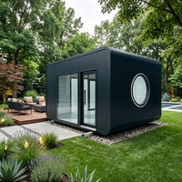 Cabane préfabriquée de haute qualité avec système de verrouillage sécurisé pour salle de lecture privée et maison capsule spatiale moderne pour studio de jardin