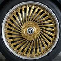 Rines Forjados Personalizados GY Deep Dish, Rines Duraderos para Automóvil de 18 19 20 21 22 Pulgadas 5x112 5x120 5x130 para la Serie Clase S Maybach