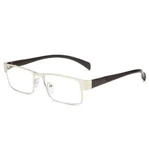 J89868 1 adet Metal kare Lens yaylı menteşeler presbiyopi Unisex düzeltici gözlük 1.0 1.5 2.0 2.5 3.0 3.5 4.0 okuma gözlüğü