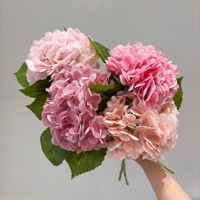 Silk Hydrangea Soft Gel Klasik Bunga Mekar Kaya Beraroma Floral dengan Sentuhan Melembapkan untuk Simulasi Fotografi Bertema Pernikahan