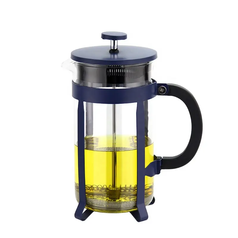 Hausroland Theemaker 304 Roestvrij Staal 600Ml Glazen Camping Reizen Koffie Franse Pers