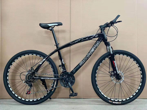 Vélo de montagne tout-terrain pour adultes, 26 pouces, système de dérailleur 21 vitesses, frein à disque, cadre antichoc, vélo d'extérieur avec bonus - Product Image 2