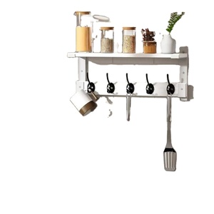 Étagères murales suspendues <span class=keywords><strong>pour</strong></span> chambre à coucher, crochets <span class=keywords><strong>pour</strong></span> sac à clés, porte-<span class=keywords><strong>chapeau</strong></span> décoratif scandinave, cintre mural en bois massif - Product Image 1