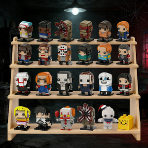 2026 Figure di Mattoncini Stile Brick Head, Personaggi TV, Set di Costruzioni MOC, Mini Figure, Giocattolo da Costruzione, Giocattolo <span class=keywords><strong>Anime</strong></span> Fai da Te, Regalo per Bambini - Product Image 3