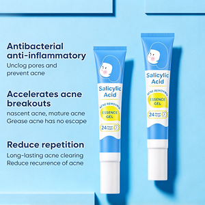 Gel de Ácido Salicílico para el Cuidado del Acné de Marca Privada, Crema Reparadora Suave para Imperfecciones, Mejora la Textura de la Piel, Cuidado Facial - Product Image 6