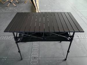 Mesa plegable de acampada personalizada APT008, con altura ajustable, portátil, enrollable de aluminio, para pícnic, para exteriores - Product Image 2