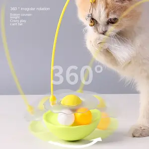 New Tumbler đồ chơi cho Mèo mèo con tương tác cắn kháng bàn xoay sang trọng lông vật nuôi đồ chơi với catnip vui vật nuôi nguồn cung cấp