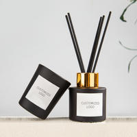 Diffuseur de parfum d'ambiance de luxe personnalisé avec logo et senteur OEM, bougie parfumée, coffret cadeau pour hôtel, maison, mariage