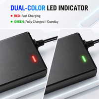 Chargeur de batterie rapide pour vélo électrique Reliago F3-CHG01 42V 3A, DC 5.5x2.1mm, câble de remplacement à huit sections de 1m