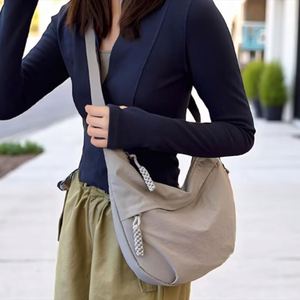 Sac bandoulière léger en nylon personnalisable DIY, imperméable, style messager, sac hobo, sac à bandoulière classique avec fermeture éclair, unisexe, hiver - Product Image 1