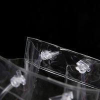 Sac d'Emballage Cadeau Personnalisé Transparent et Réutilisable pour Fleurs, en PVC avec Fermeture Éclair, pour Verres à Vin et Lunettes en Plastique