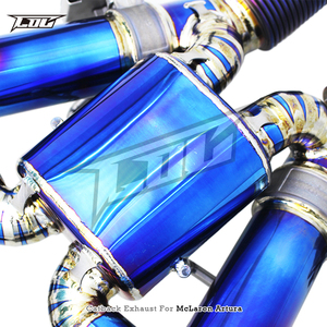 Système d'échappement en titane BOSKA Performance à montage direct pour McLaren Artura Spider 3.0T 2023-2025 avec contrôle de soupape OEM - Product Image 3