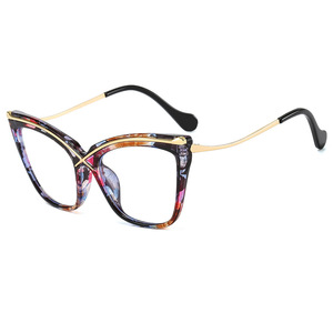 Cat Eye Unisex Anti-blu luce <span class=keywords><strong>occhiali</strong></span> grande montatura stile europeo e americano materiale <span class=keywords><strong>per</strong></span> Pc nero trasparente <span class=keywords><strong>per</strong></span> gli <span class=keywords><strong>occhiali</strong></span> - Product Image 6