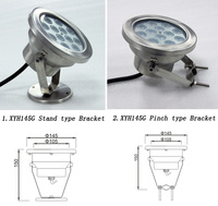 Lumière LED sous-marine à changement de couleur RVB 12V 24V pour piscine d'eau de mer et fontaine