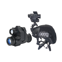 DA F-PVS14-3  Kacamata Penglihatan Malam Monokuler Helm Pencitraan Termal Inframerah Resolusi Tinggi Fitur Putar Gen2+/Gen3FOM2000