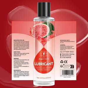 <span class=keywords><strong>Lubricante</strong></span> íntimo personal 6,8 Floz <span class=keywords><strong>Sabor</strong></span> a sandía Sedoso Suave de larga duración para mujeres Sin azúcar Sin manchas - Product Image 4