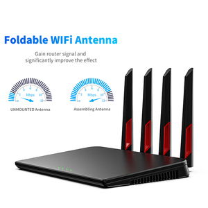 Antenne WiFi haute performance 2,4 GHz 5,8 GHz 5dBi avec connecteur SMA mâle, en caoutchouc durable pour extérieur, pour routeur - Product Image 4