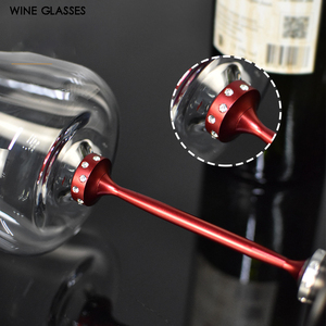 Decanter per <span class=keywords><strong>Vino</strong></span> Girevole in Cristallo con Calice Rotante e Coppa Rimovibile per Aerazione - Product Image 2