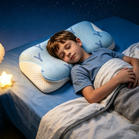 YUE RISE Fabricant BSCI, Fournisseur Direct d'Usine, Oreiller en Mousse à Mémoire de Forme pour Enfants, Oreiller Orthopédique pour Enfants avec Support du Cou et Housse