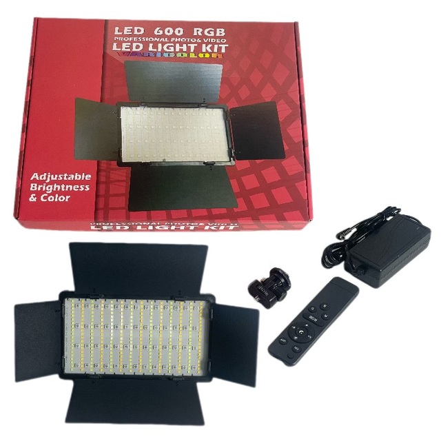 Factory Direct Sale RGB U600 Led Light 40w Panel Lamp Photography Studio Video Led Panel Light Portable Led Live Stream Makeup
