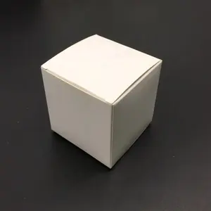 Kotak Kemasan Kertas Kado Putih Dapat Dilipat Khusus 350gsm Kotak Kemasan Kertas Cetak