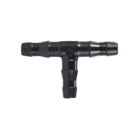 Raccord capillaire 4/7 mm pour irrigation agricole, embout en T à barbillons pour micro-tube, accessoire de raccordement pour tuyau d'arrosage automatique