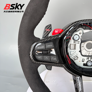 Volante de Fibra de Carbono con Piel de Ciervo para <span class=keywords><strong>BMW</strong></span> G80 G82 G87 F90 <span class=keywords><strong>M8</strong></span> F97 F98 F95 F96 G20 G30 G22 G01 G02 G06 G29 F40 F44 F32 F15 M - Product Image 3