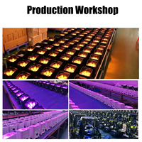 Projecteur LED 6x18W 6-en-1 sur batterie, rechargeable, RGBWA, DMX512, contrôle sans fil par application, pour mariage, fête, discothèque, DJ, bar, concert
