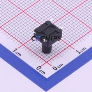 UK-B0228-G9-160 Tactile Switch SMD-4P,6x6mm Switch Single Pole Single Throw Round Button 1.6N Vertical Mount - Product Image 2