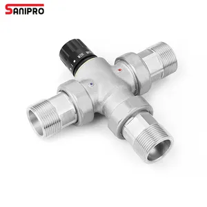 SANIPRO Water Regulator Valve G1.25 Bath Thermostatic System Automatic Slip-knot Temperature Control Valves