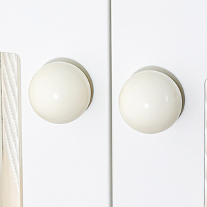 Furniture Handle And <b>Knob</b> Round Plastic Plated Cabinet <b>Door</b> Single Hole Durable European Style - Product Image 3